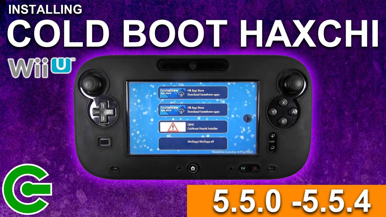 cocaína Salida Fanático Installing COLD BOOT HAXCHI on Wii U 5.5.0 - 5.5.4 - Sthetix