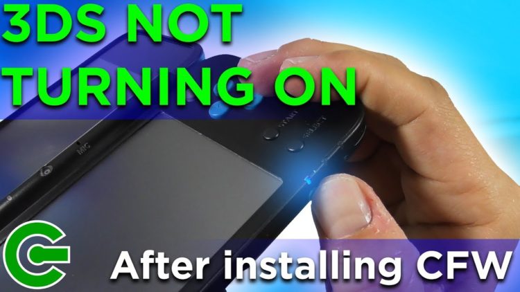Fixing Nintendo 3ds Not Turning On After Installing Cfw Sthetix