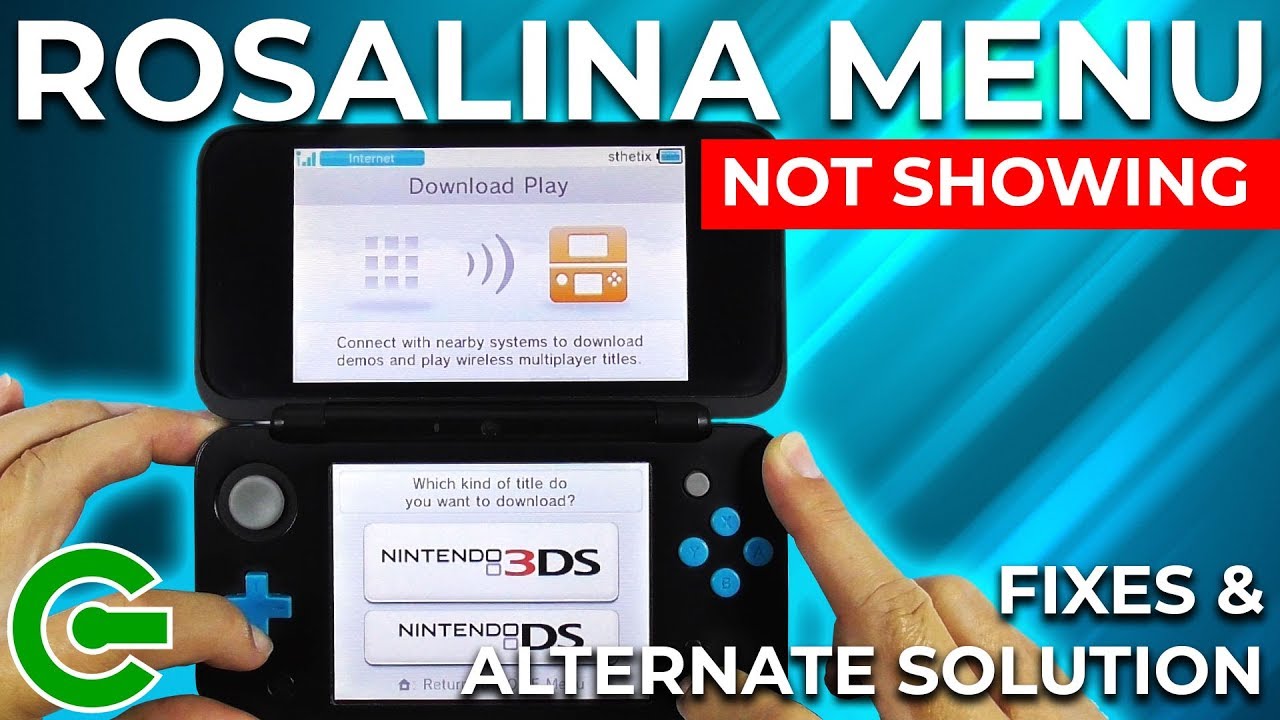 ROSALINA MENU NOT SHOWING - Fixes & Alternate solution - Sthetix