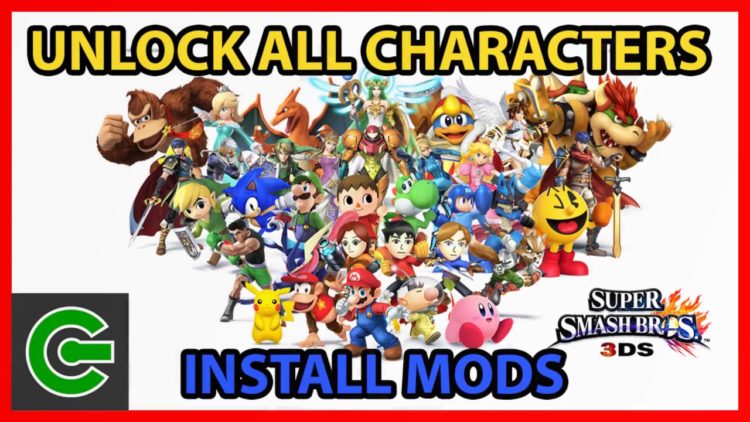 SUPER SMASH BROS 3DS : How to unlock all characters, and install mods - Sthetix