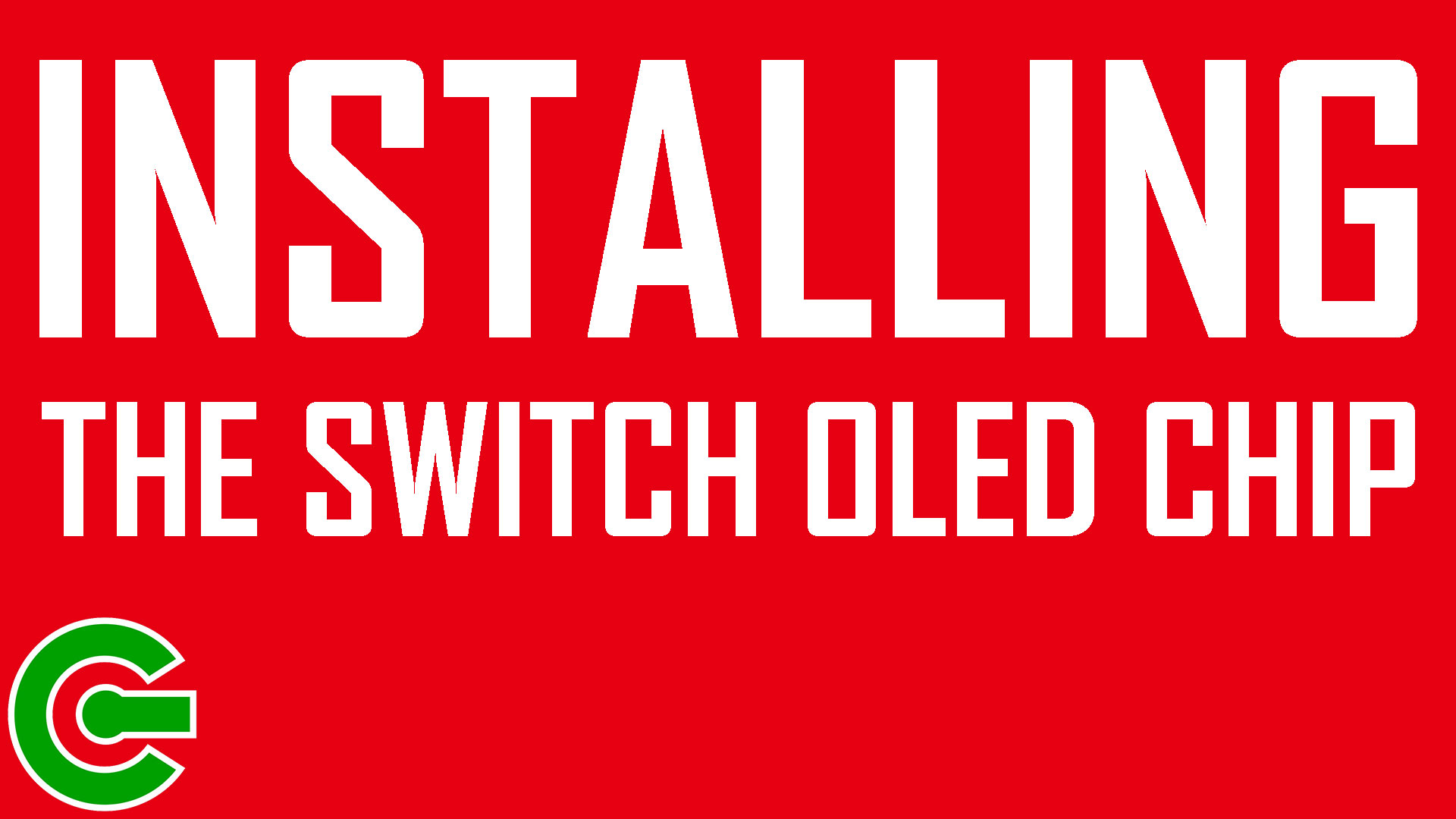 HOW TO INSTALL THE NEW SWITCH OLED MODCHIP Sthetix