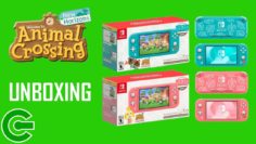 NINTENDO SWITCH LITE ANIMAL CROSSING NEW HORIZONS SPECIAL EDITION UNBOXING