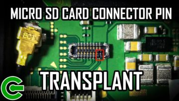 MICRO SD CARD CONNECTOR PIN TRANSPLANT